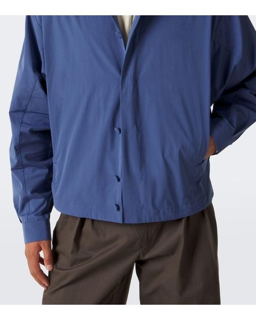 Kiko Kostadinov Blue Kippel Technical Blouson Jacket for men