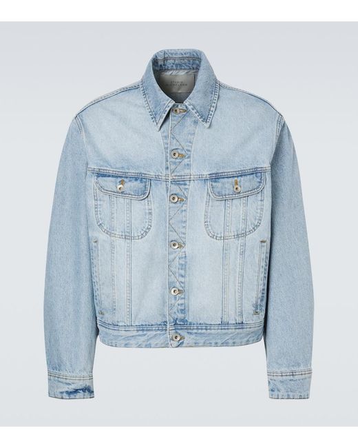 Studio Nicholson Blue Derby Denim Jacket for men