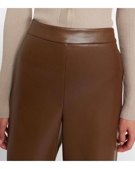 Max Mara Brown Cropped Straight Pants