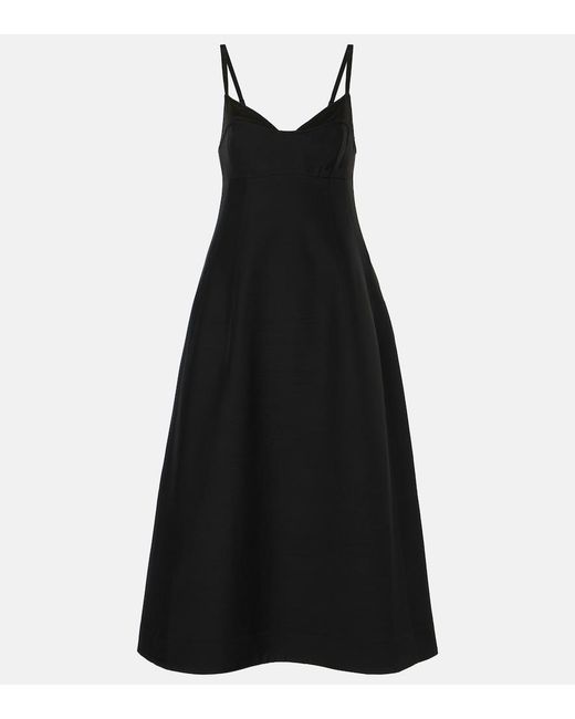 Co. Black Faille Bustier Dress