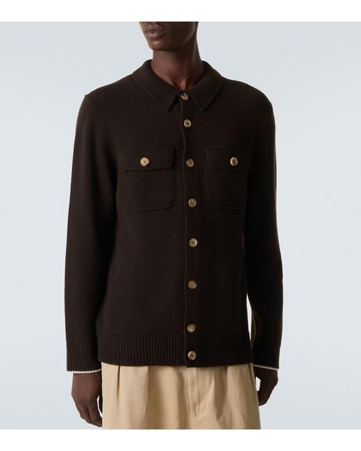 arch4 Black Mr Redcar Cashmere Cardigan for men