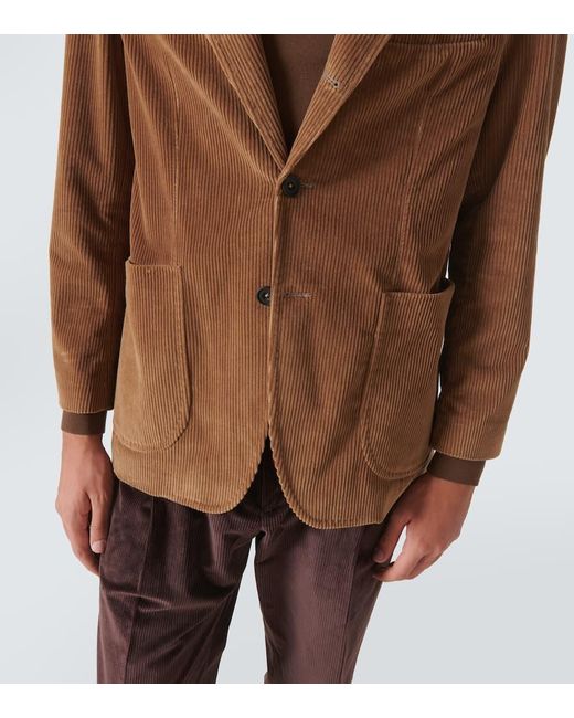 Blazer di Rubinacci in Brown da Uomo