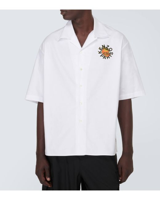 T-shirt en coton KENZO pour homme en coloris White
