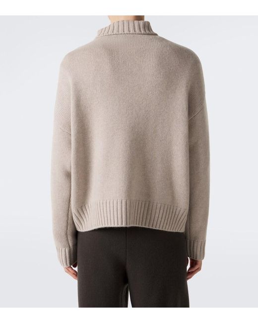 Lisa Yang Natural Olai Cashmere Turtleneck Sweater for men