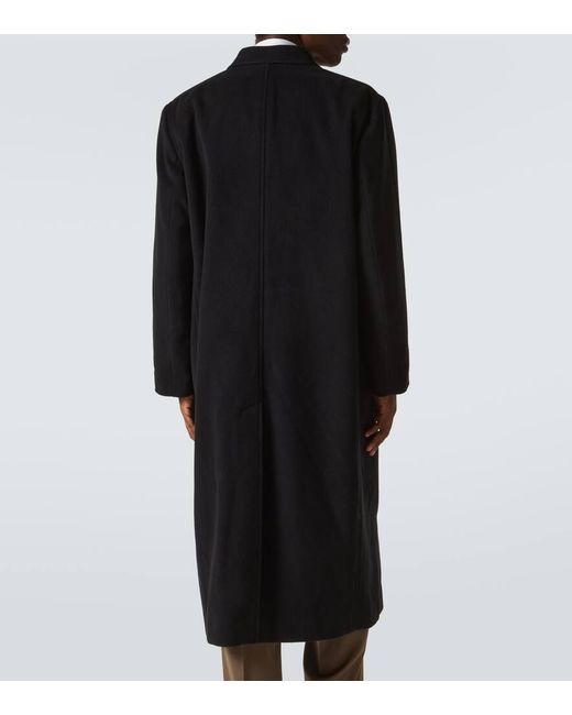 Auralee Mantel Aus Wolle in Black für Herren