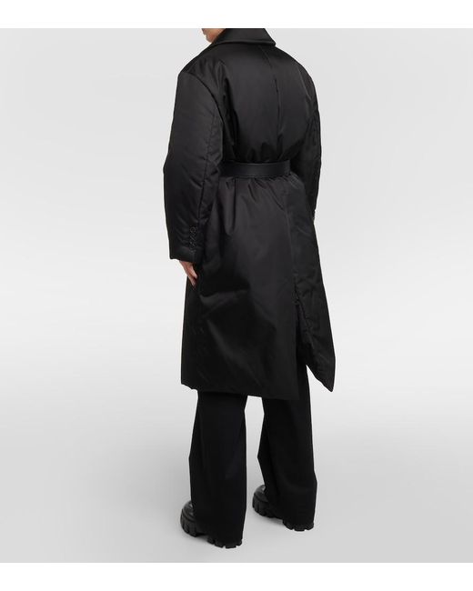 Prada Black Padded Re-Nylon Coat