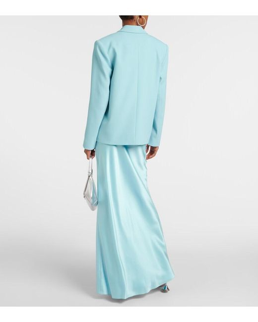 The Sei Blue Crepe Blazer