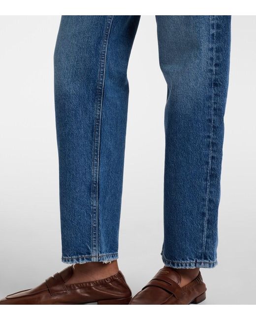 Citizens of Humanity Blue Winslow Mid-Rise Straight Jeans