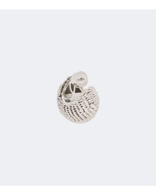 Jacquemus White Herisson Earrings
