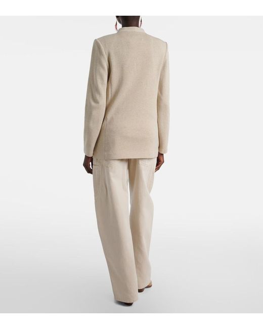 Isabel Marant Natural Olivia Wool-Blend Jacket