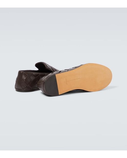 Bottega Veneta Slip-Ons Sunday Aus Leder in Brown für Herren