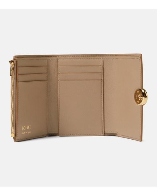 Loewe Natural Logo Leather Wallet