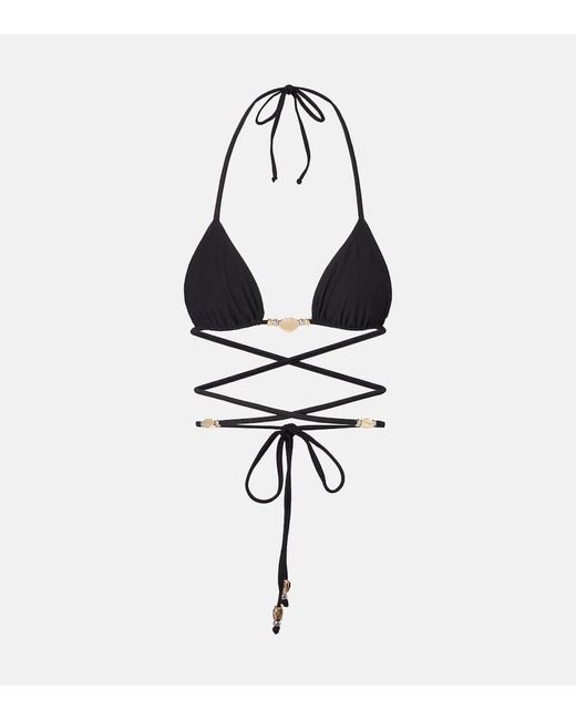 Top Bikini Con Decorazioni di SAME in White