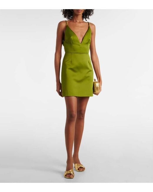 Abito Corto Vero di Emilia Wickstead in Green