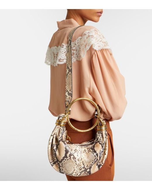 Chloé Metallic Bracelet Small Leather Top-Handle Bag