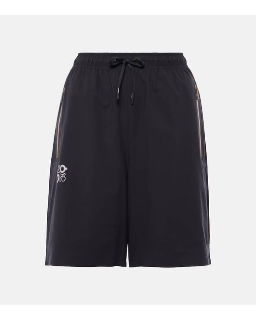 Loewe Blue X On Technical Shorts