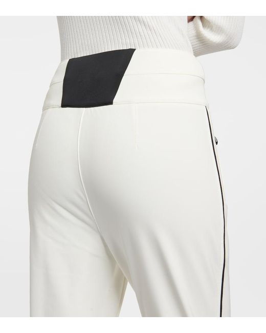Perfect Moment White Aurora High-Rise Soft Shell Ski Pants