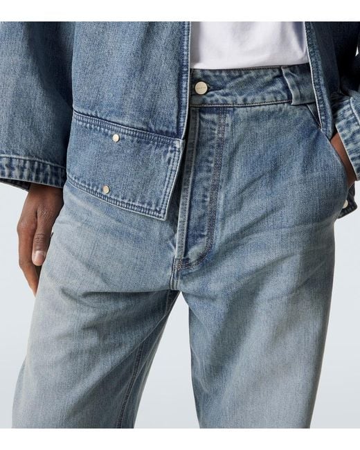 Fear Of God Blue Utility Straight Jeans for men