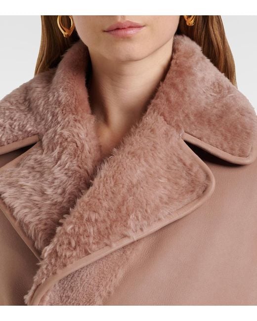 Joseph Natural Rousse Shearling Jacket