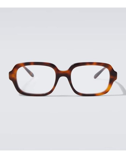 Occhiali Squadrati Slim di Loewe in Brown da Uomo
