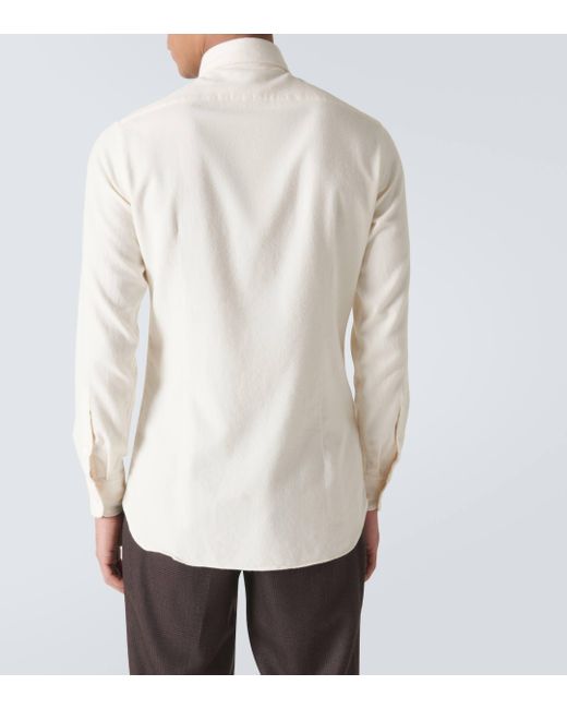 Chemise Oxford en coton Lardini pour homme en coloris White