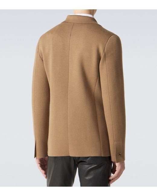 Tom Ford Brown Wool-Blend Jacket for men
