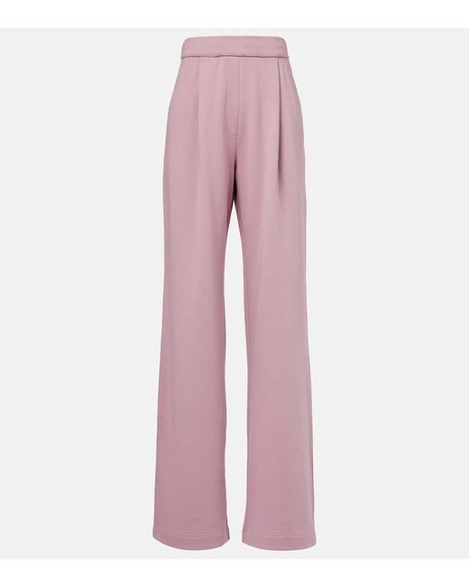 Dries Van Noten Pink Jogginghose Aus Baumwoll-Jersey