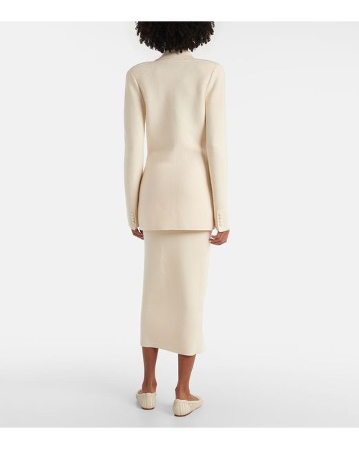 Gabriela Hearst Natural Bowen Wool Blazer