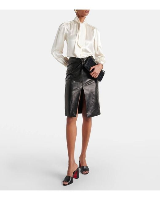 Christian Louboutin Black Jane Leather Mules