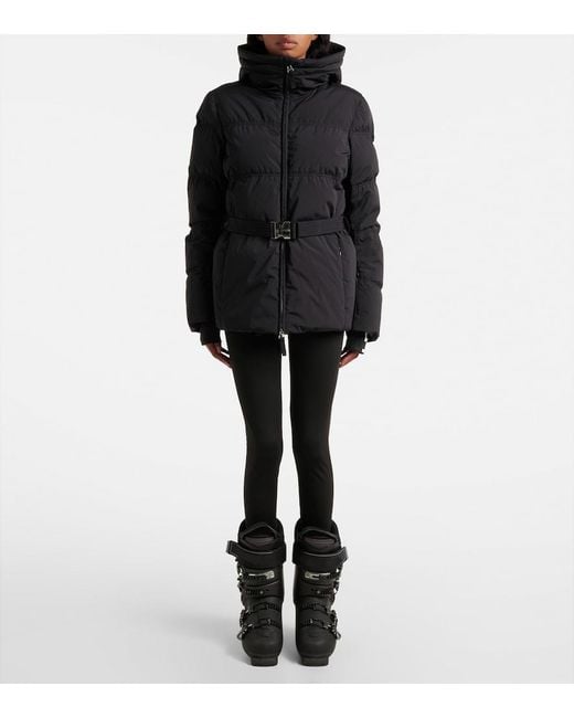 Jet Set Black Chamonix Belted Ski Jacket