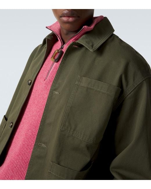J.W. Anderson Green Denim Jacket for men