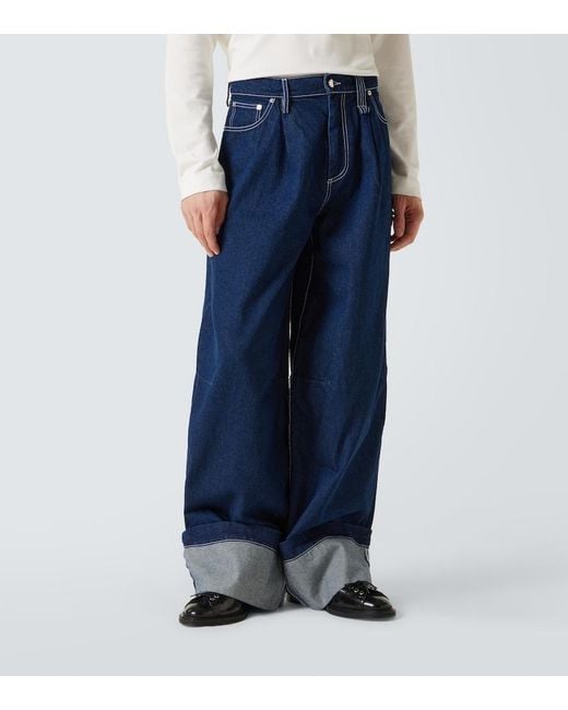 Jean Ample A Ornements Simone Rocha pour homme en coloris Blue