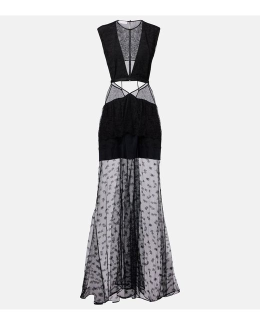 Stella McCartney Black Lace Gown