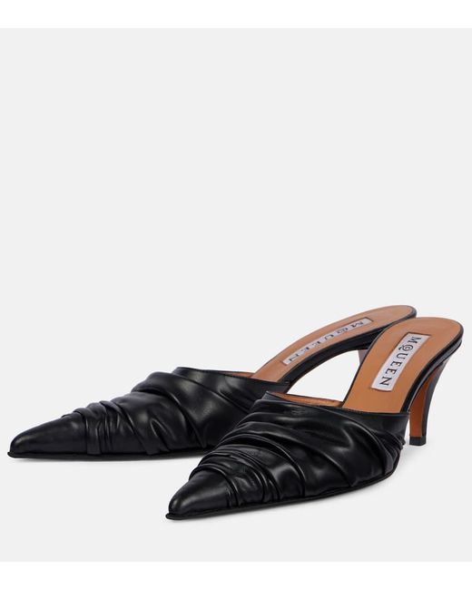 Mules Birdee 70 di Alexander McQueen in Brown