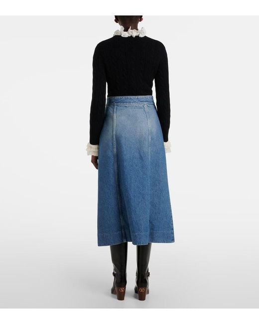 Valentino Blue Jeansrock