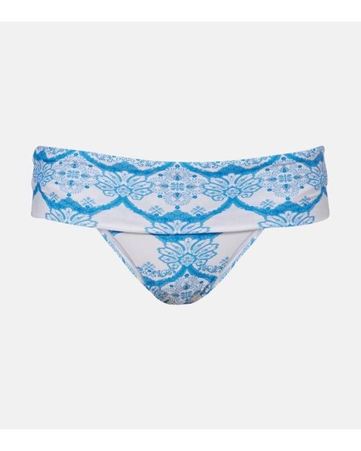 Melissa Odabash Blue Bedrucktes Bikini-Hoeschen Brussels