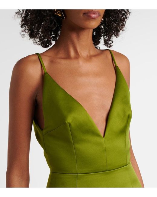 Abito Corto Vero di Emilia Wickstead in Green