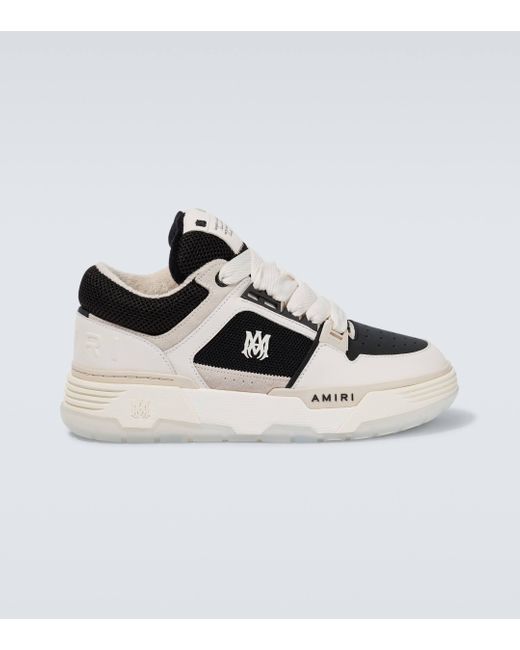 Amiri White Ma-1 Leather And Mesh Sneakers for men