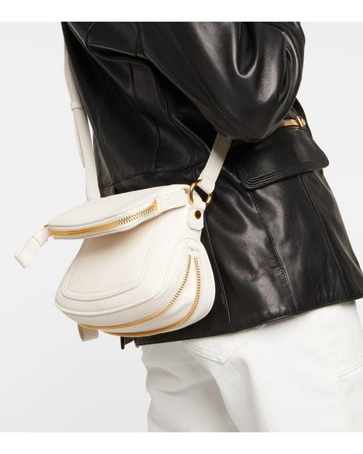 Tom Ford Natural Schultertasche Jennifer Mini Aus Leder