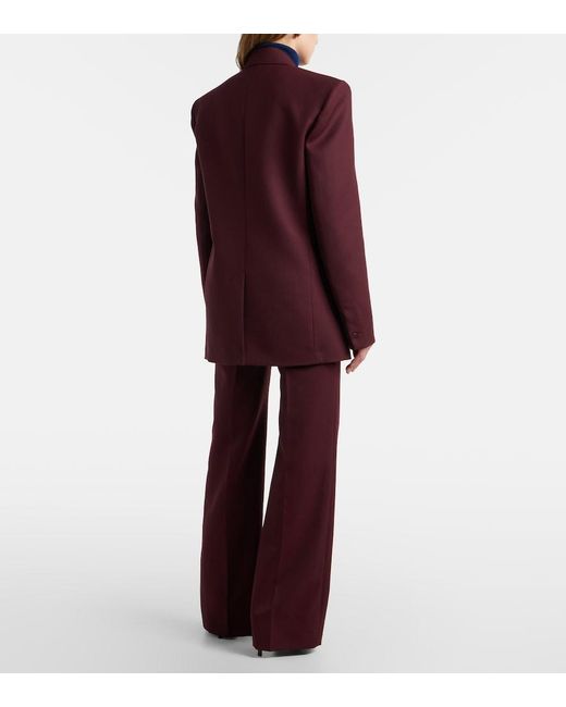 Frankie Shop Purple Lenora Straight Pants