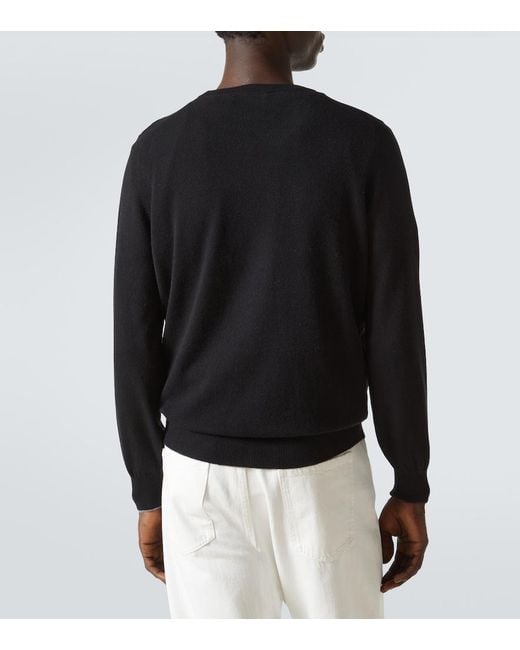 Pullover di Brunello Cucinelli in Black da Uomo