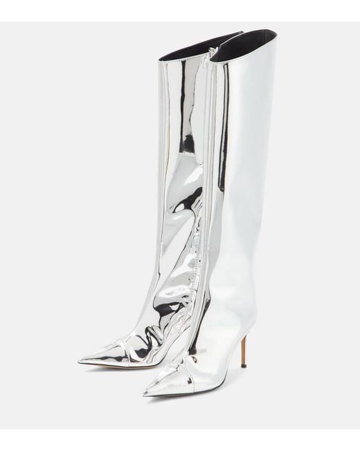 Alexandre Vauthier Multicolor Alex 105 Metallic Knee-High Boots