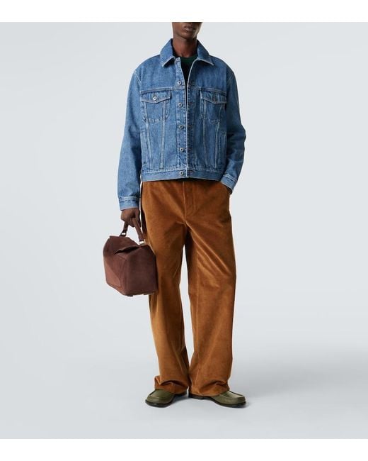 Loewe Blue Anagram Denim Jacket for men