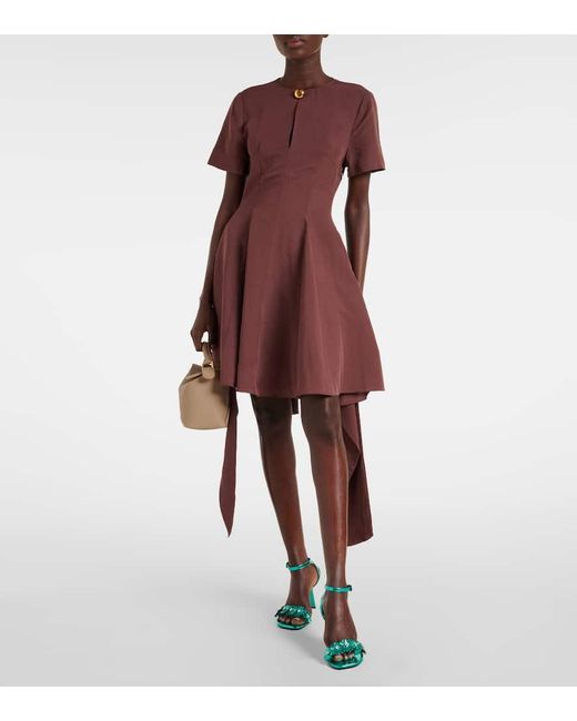 Vestido Midi Paula's Ibiza Con Lazada Loewe de color Red