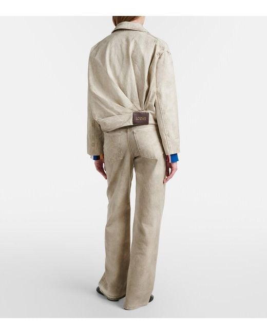 Loewe Natural Wide-Leg Jeans