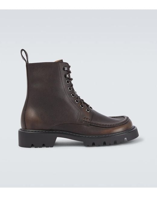 Loewe Schnuerstiefel Sierra Aus Leder in Brown für Herren