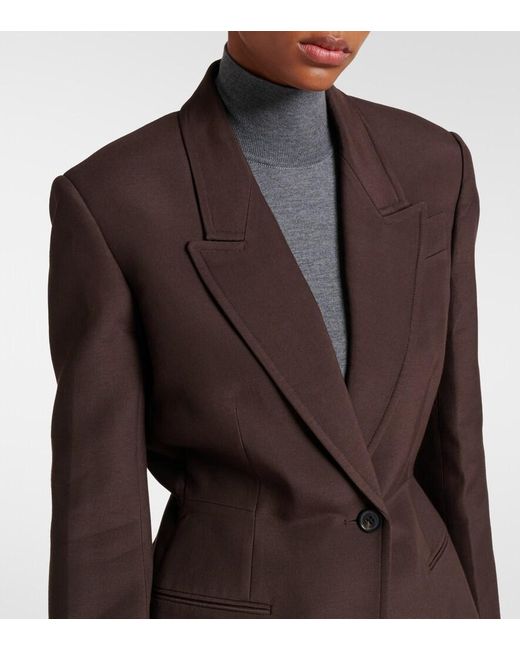 Khaite Brown Beckett Blazer