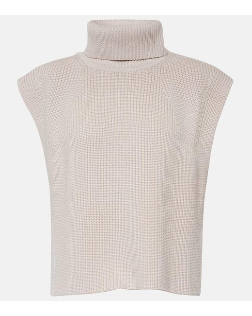 Isabel Marant White Pullunder Megan Aus Wolle