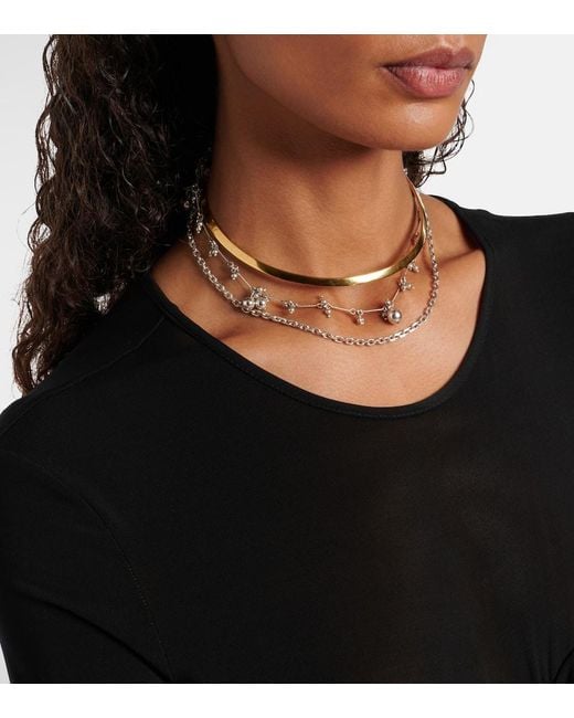 Collier Freya A Ornements Isabel Marant en coloris Metallic
