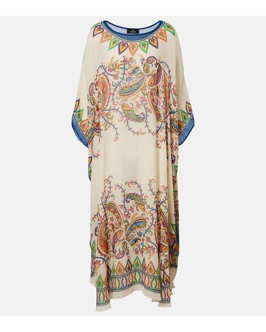 Etro Natural Paisley Kaftan